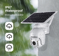 INQMEGA zewnętrzna kamera solarna 4G SIM / WIFI bezprzewodowa ochrona odłączana bateria słoneczna kamera wideo CCTV nadzór inteligentny Monitor 2
